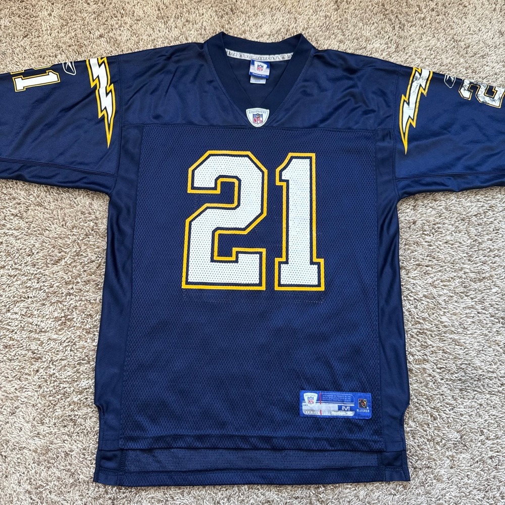 Y2K Reebok LaDainian Tomlinson San Diego Chargers Jersey 21 Navy Blue Mens M